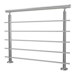 Garde corps aluminium à barres carrées