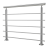 Garde corps aluminium à barres carrées