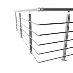 Garde corps Modulo barres carrées