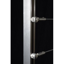 5 fixations Cable Inox