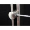 5 fixations Cable Inox