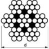 câble inox 7x7 de 4mm
