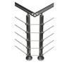 Garde corps Modulo câbles Inox