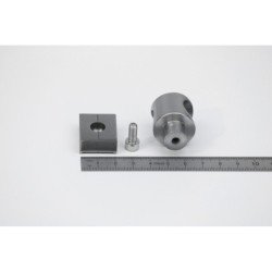 Fixation Parallèle Ronde 16mm Glissière