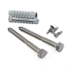 Kit de fixation poteau en Applique