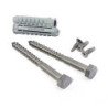 Kit de fixation poteau en Applique